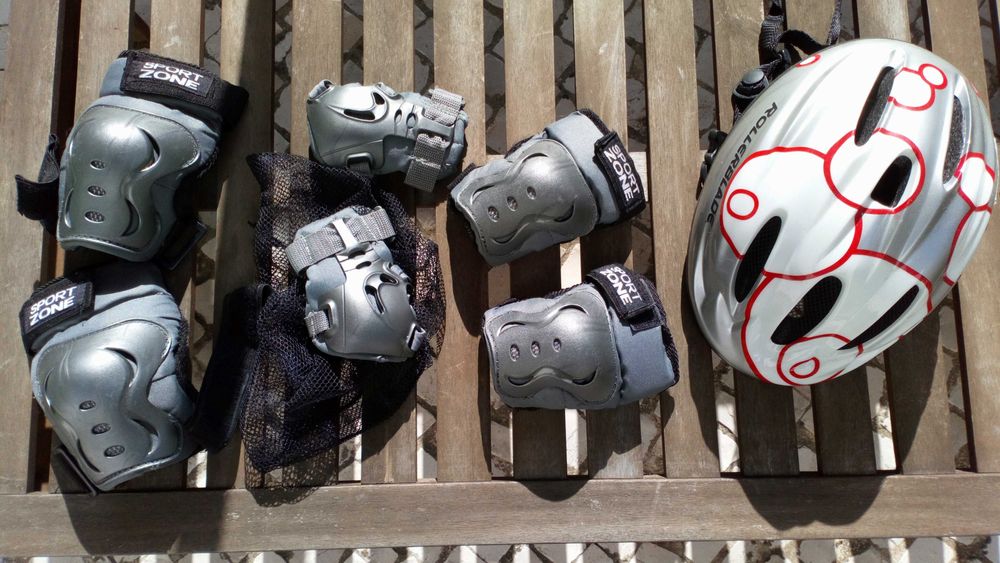KIT segurança bicicletas criança