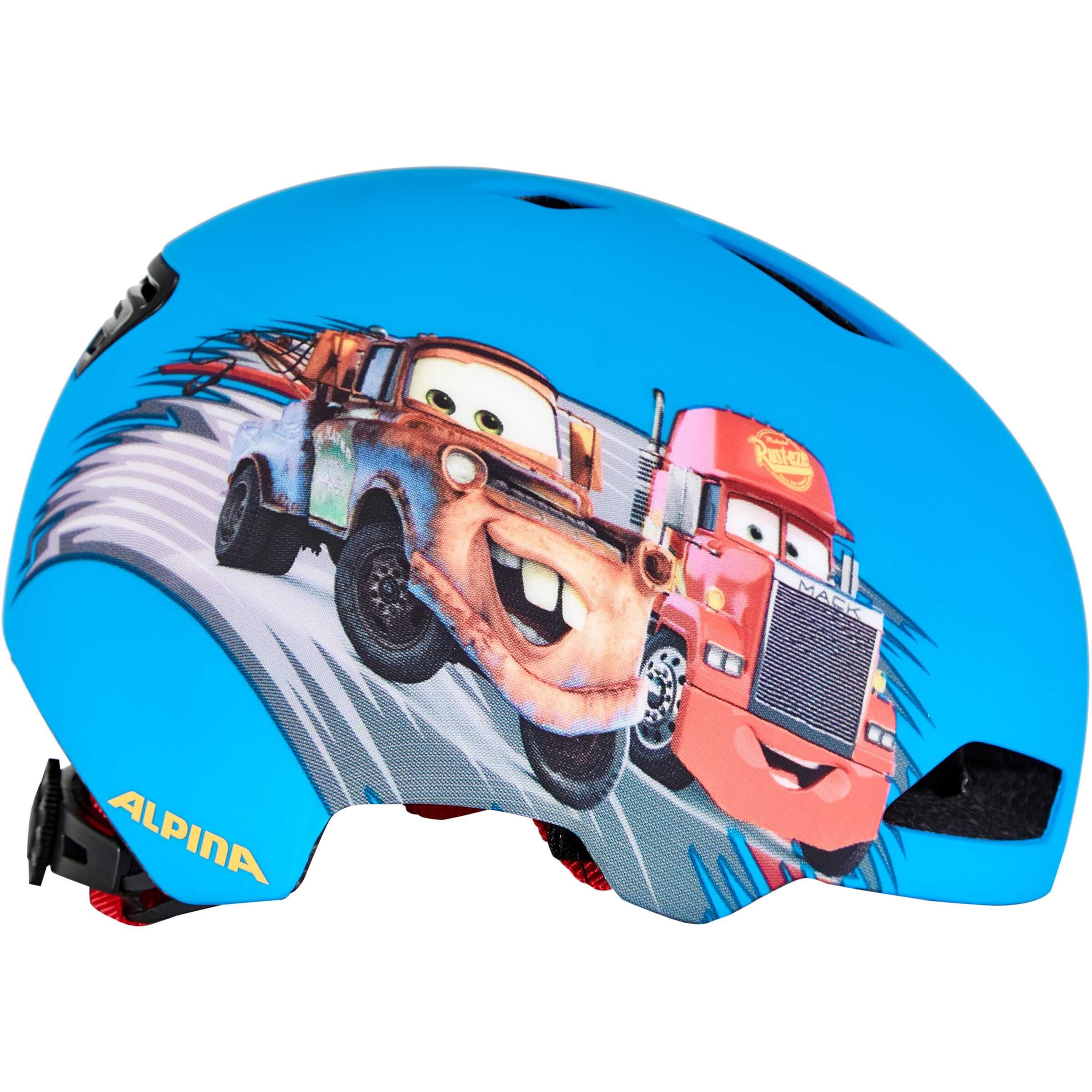 Alpina Hackney Disney Cars 51 56 kask rowerowy rolki hulajnoga junior