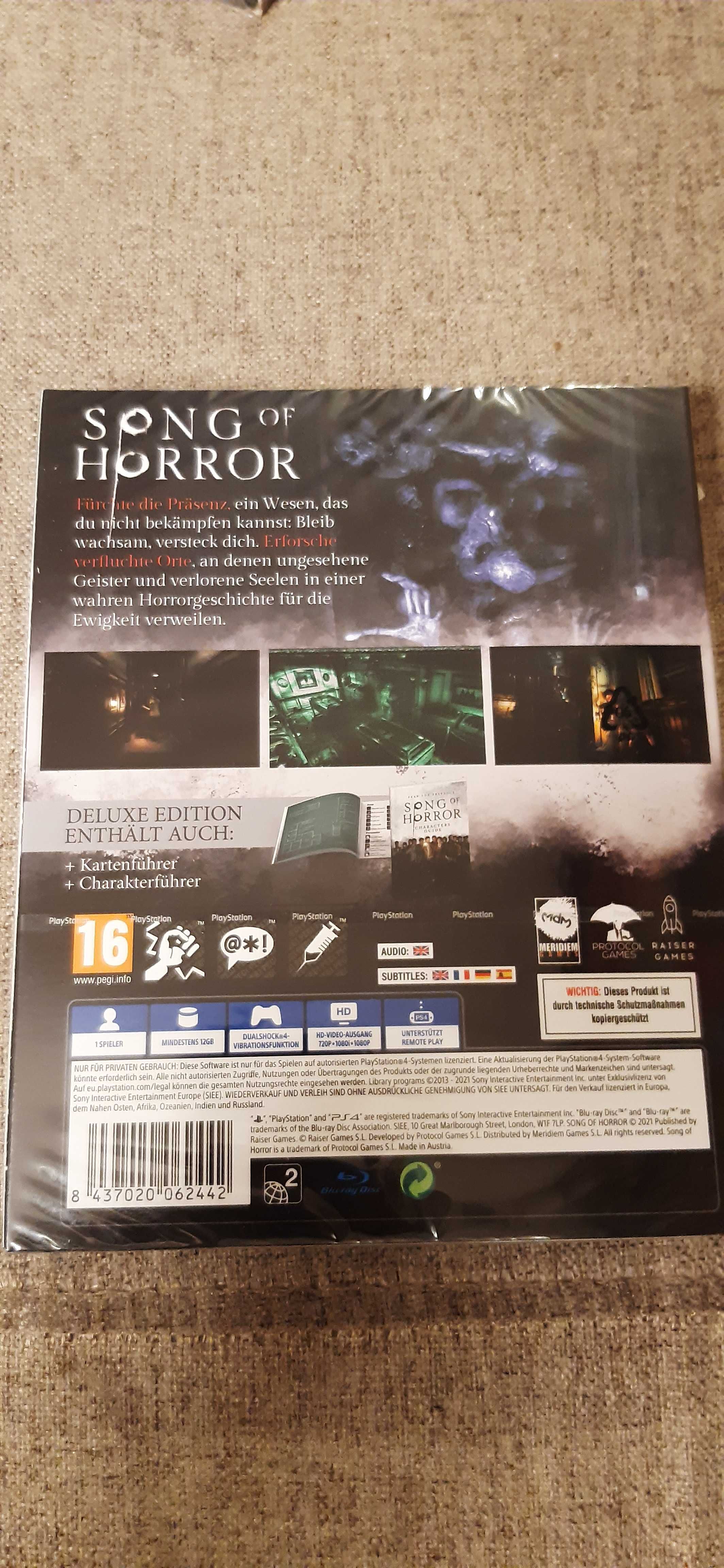Song of Horror - Deluxe Edition PS4 nowa folia