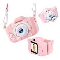 Дитяча фотокамера із записом відео та іграми 32 Гб рожевий