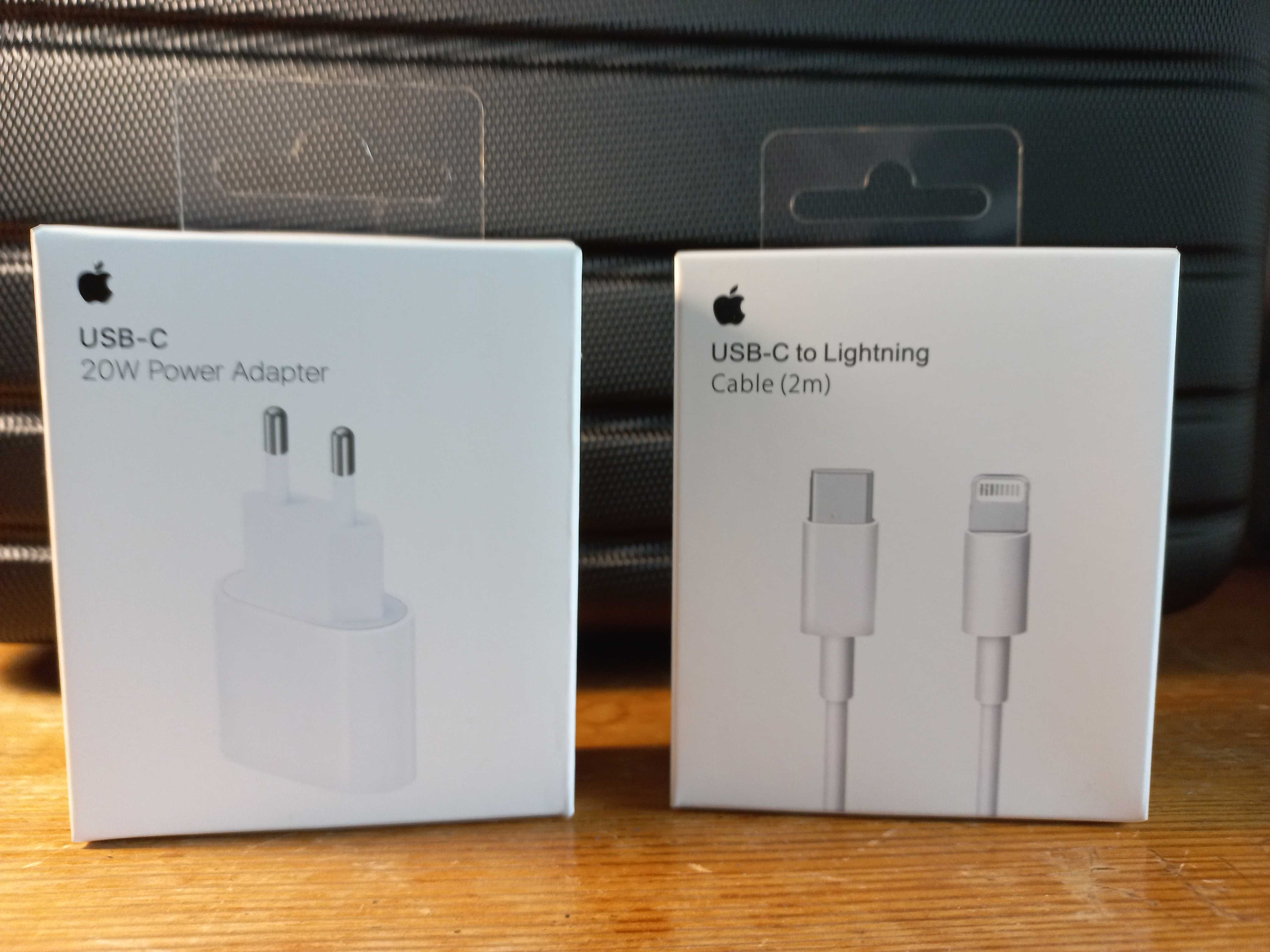 Ładowarka sieciowa APPLE 20W z kablem lighting do iPhone
