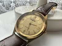 Zegarek klasyczny Trend Quartz ok 35mm bez koronki piękny pasek