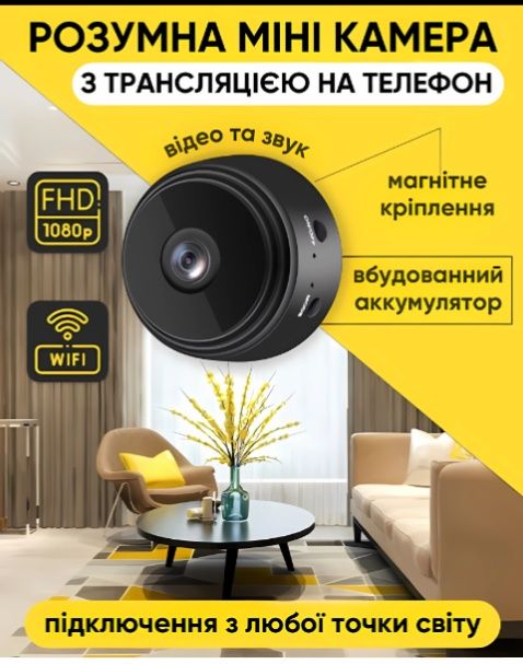 Відео камера WI FI 1080p