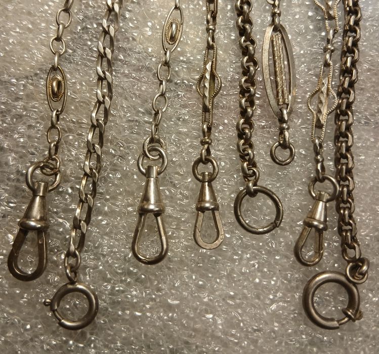 Correntes de relogio bolso