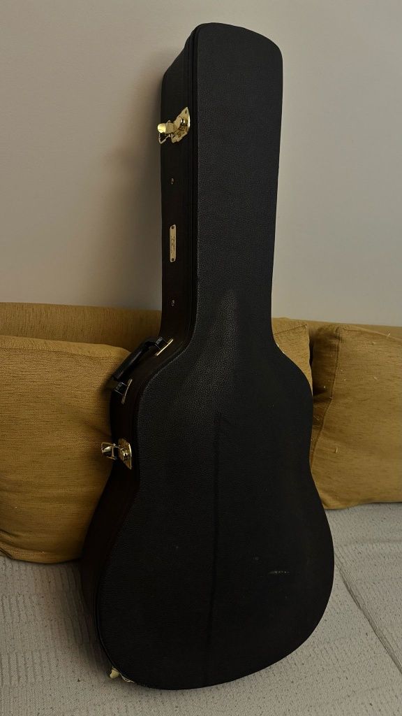 Guitarra Acústica Fender PD-220E Dreadnought All Mahogany Aged Cognac
