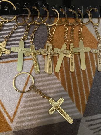 Porta-chaves crucifixo - de Fátima - novos