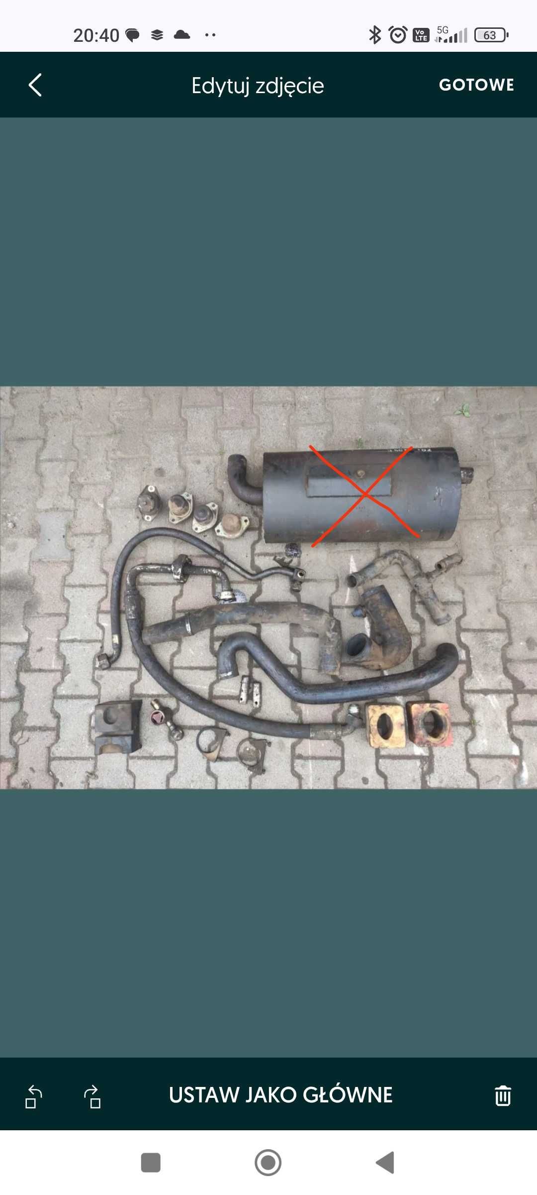 Wozek widłowy Linde H40 D-2002 rok - Seria 352-Części