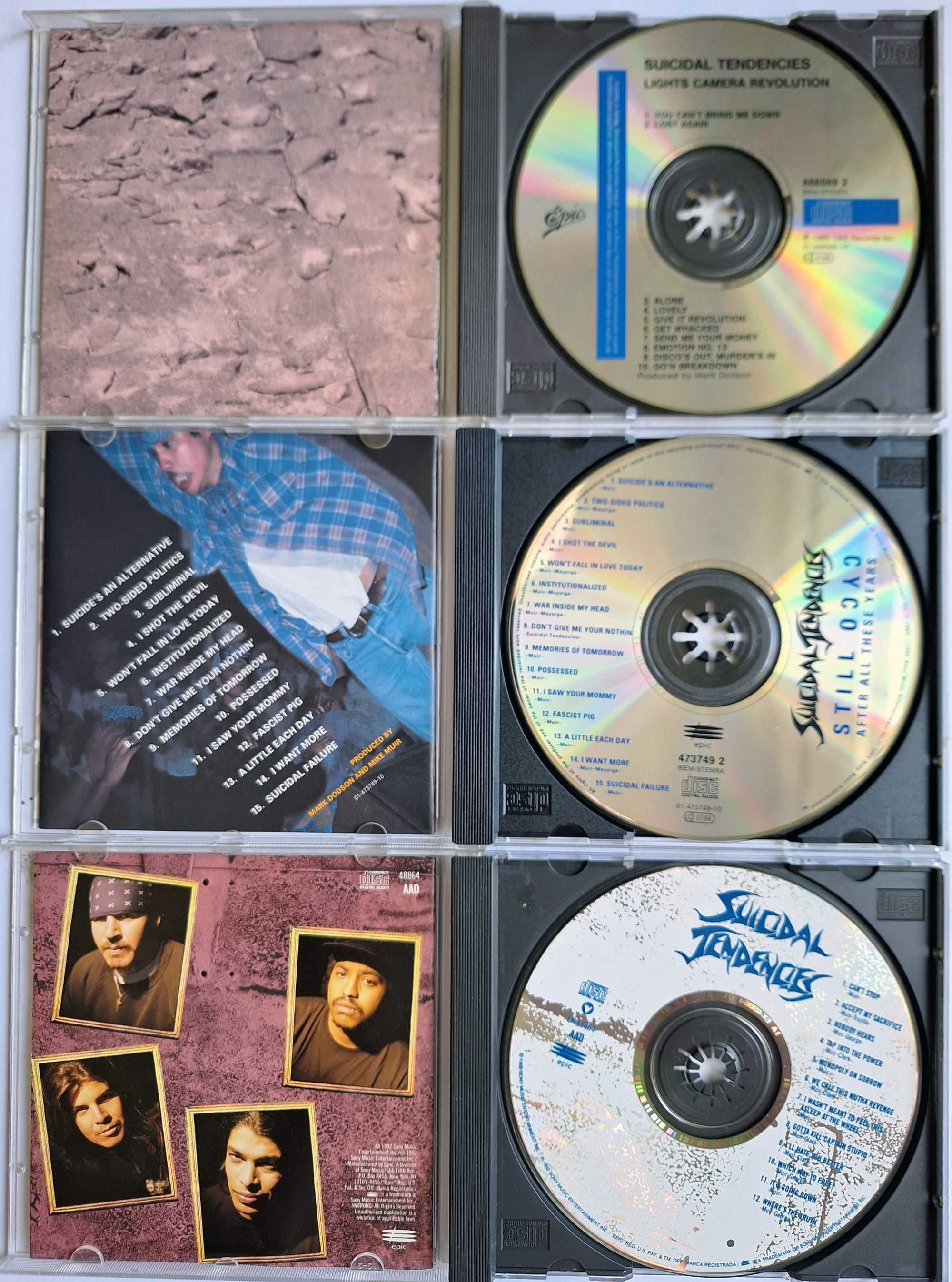 3 CD Suicidal Tendencies “Lights Camera” “Art Of Rebell” “Still Cyco”
