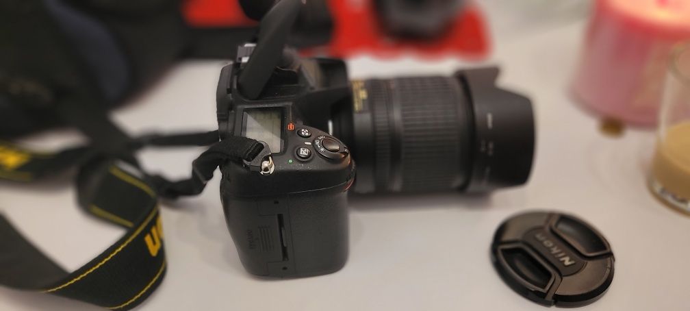 Nikon d7000 lustrzanka aparat obiektyw zestaw