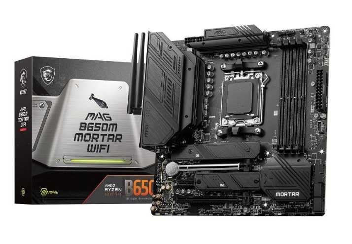 MSI MAG B650M Mortar WIFI Motherboard B650 AM5 DDR5 Wi-Fi 6E BT 5.2