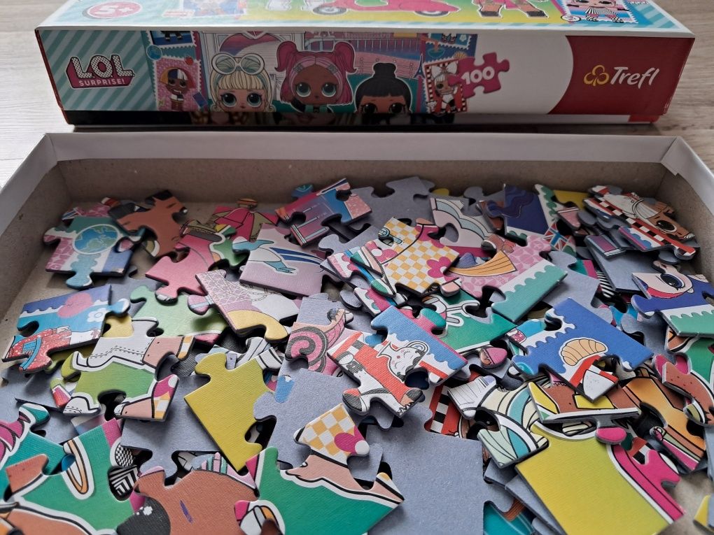 Puzzle 100 szt. LOL, My Little Pony, Rainbow High