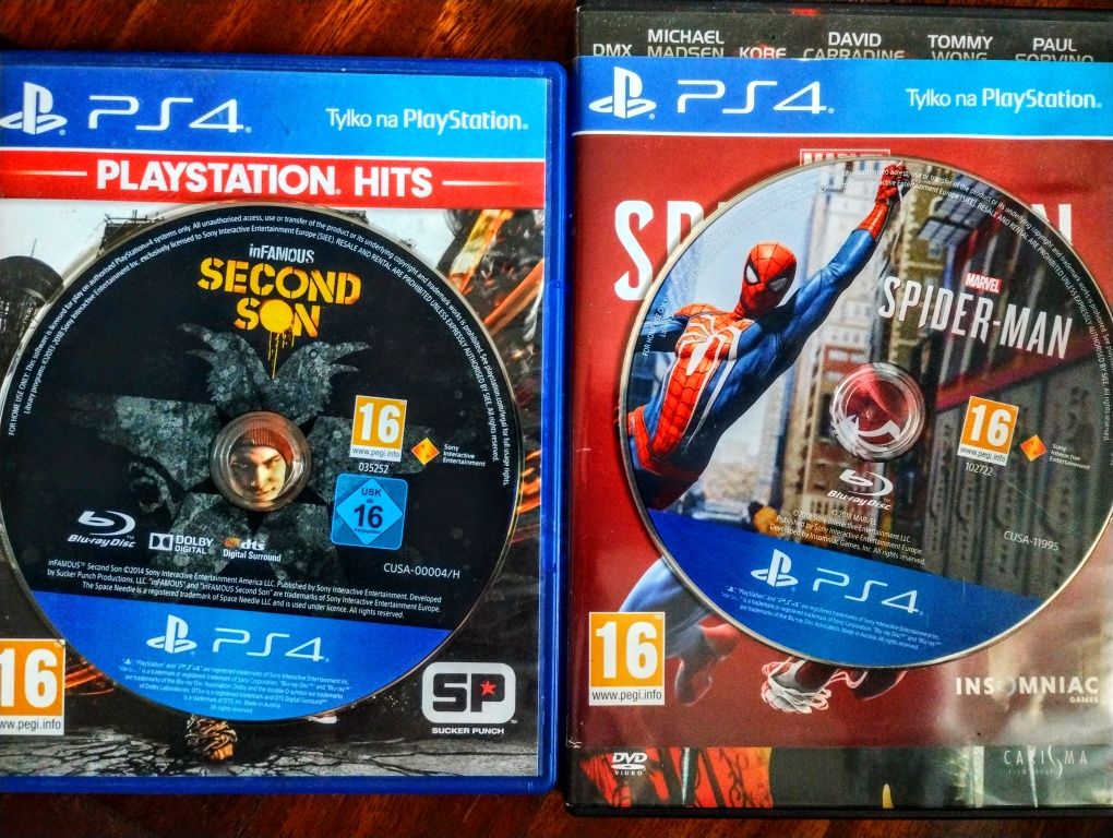 Gra Second Son PlayStation PS4 PS5 Spider man Spiderman