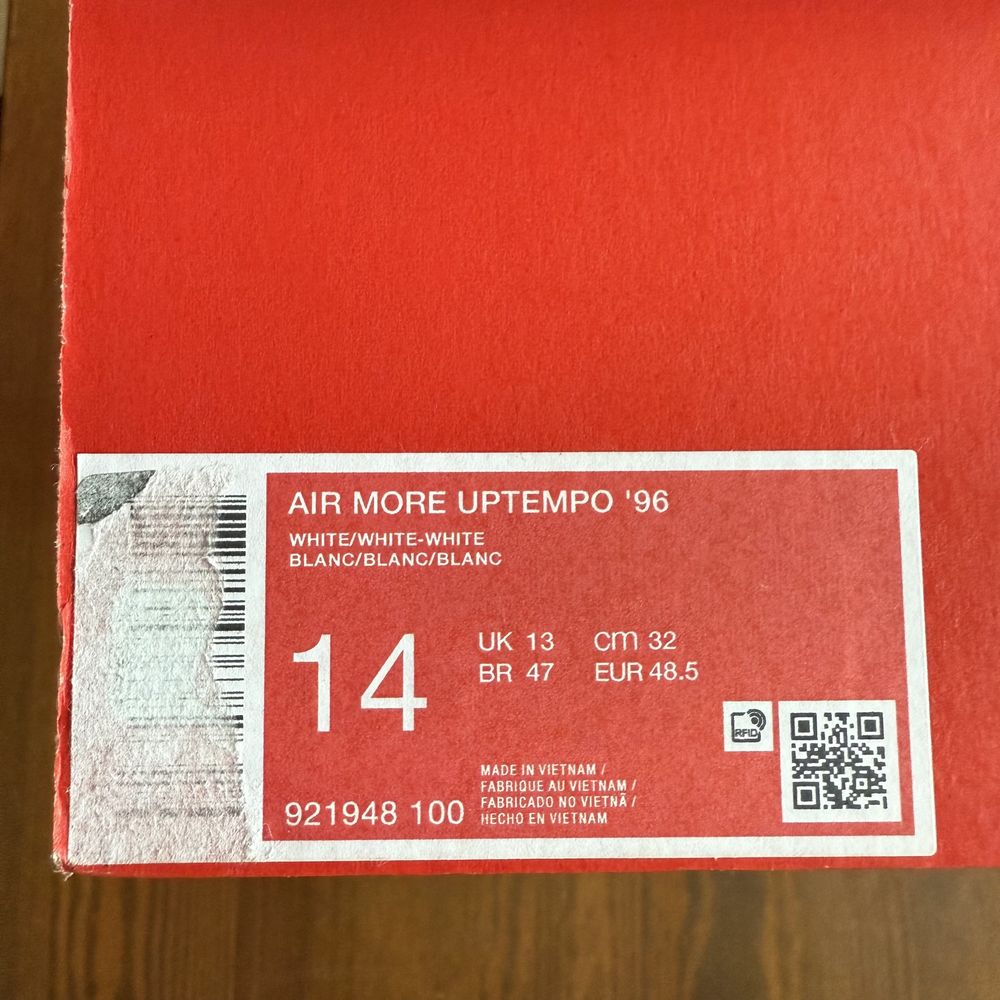 Нові Кросівки Nike Air More Uptempo 96 (Розмір 48.5)