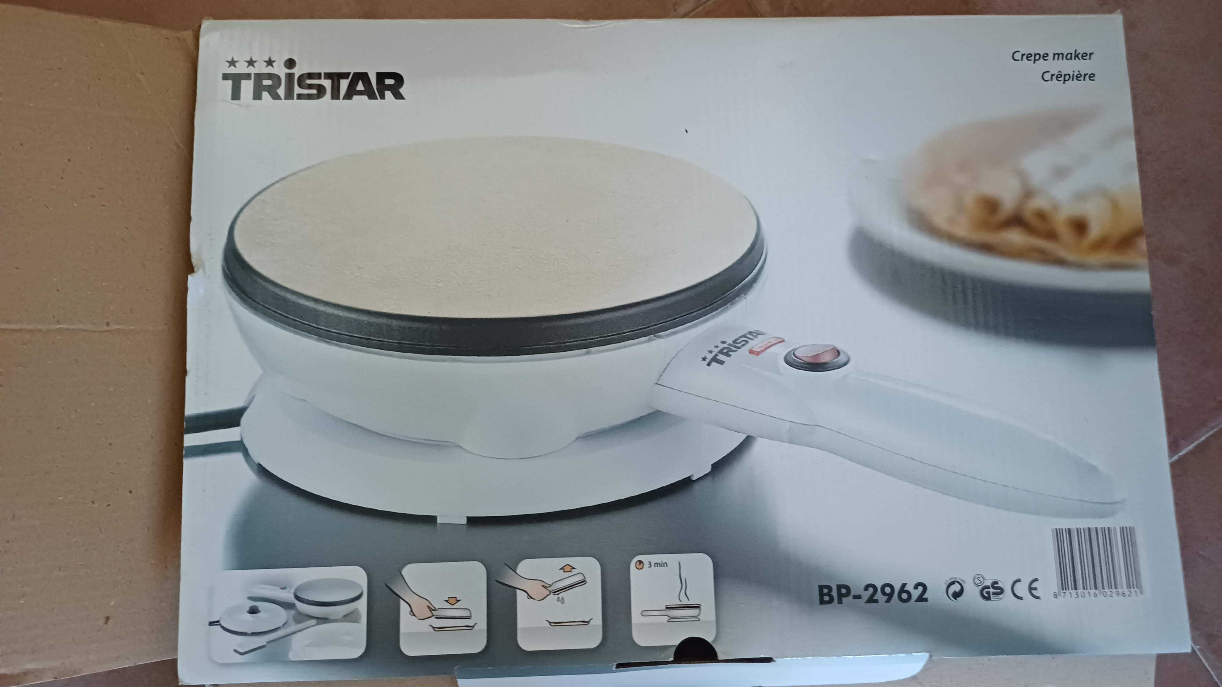 Maquina Crepes Tristar BP 2962 -  Nova na embalagem