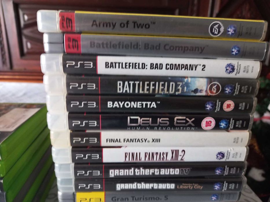 Jogos Xbox 360 e PS3