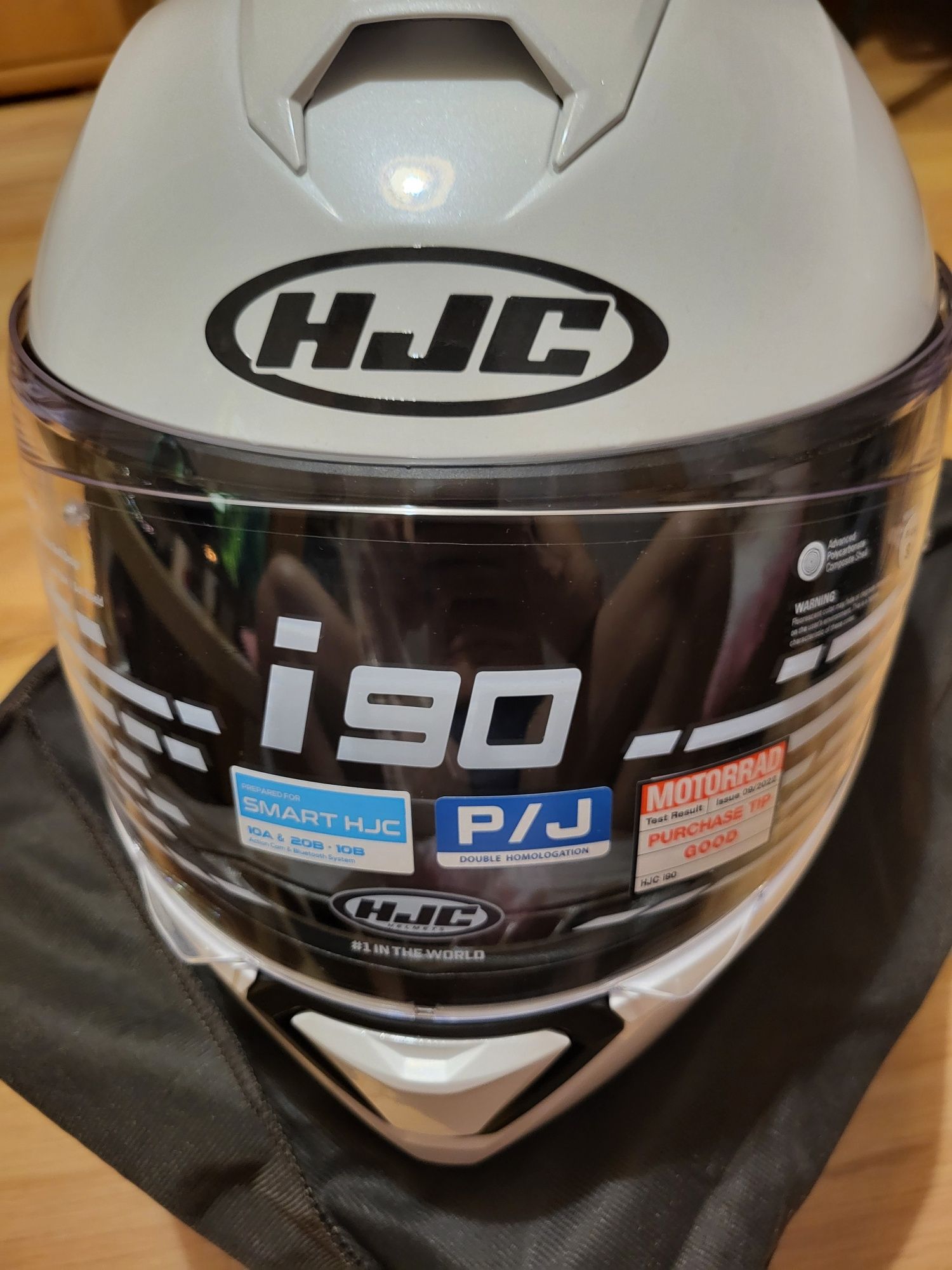 Kask HJC i90 rozm. S szczękowy biały