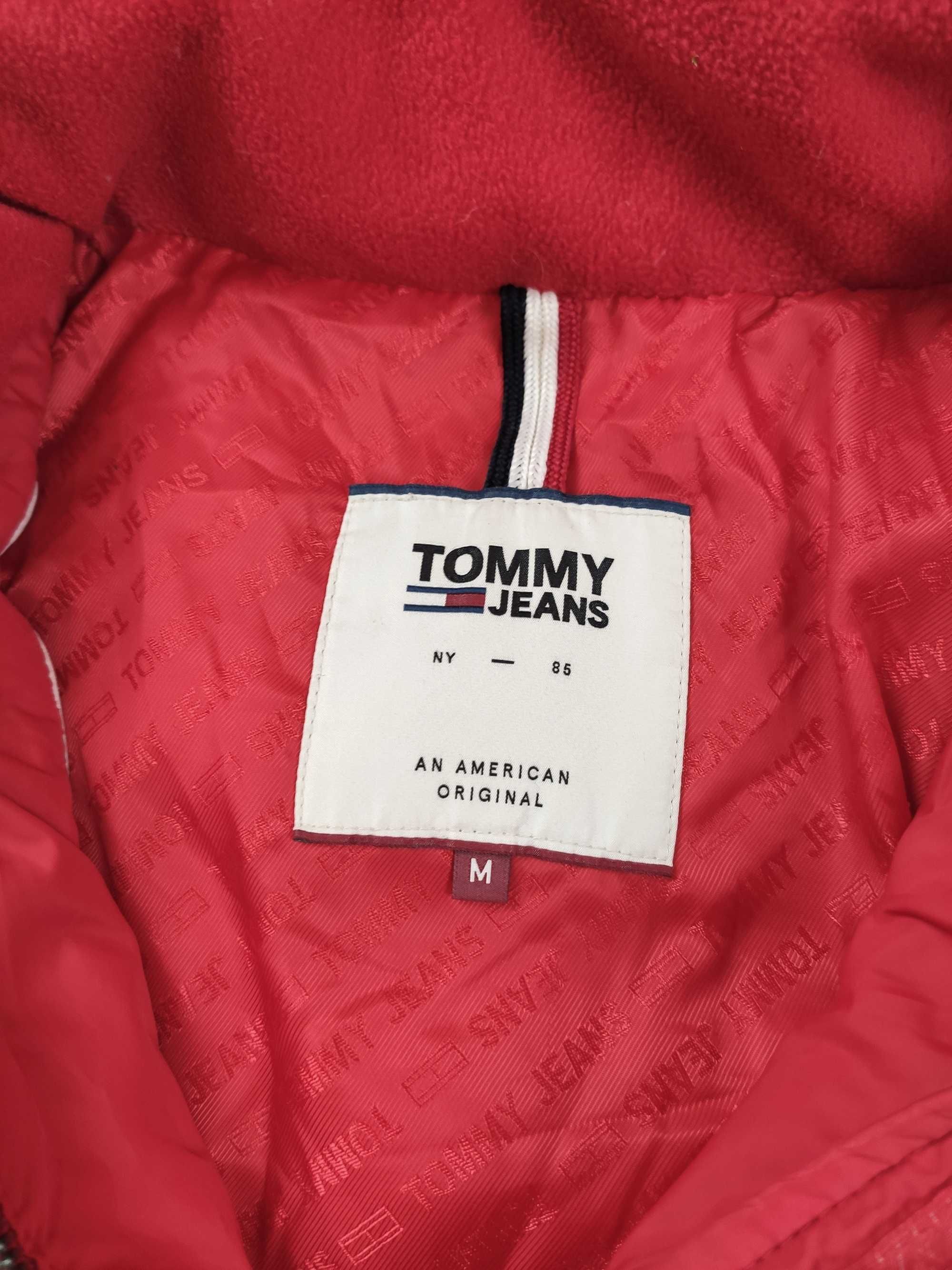 Kurtka zimowa Tommy Hilfiger pikowana damska puchowa r. L