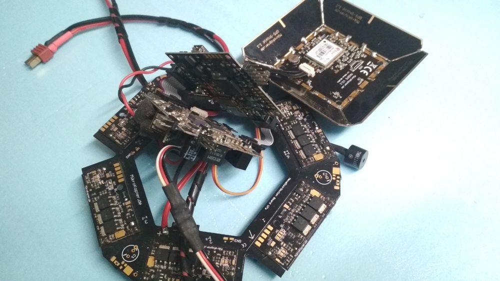 Mikrokopter controlo voo+ GPS + 6 variadores