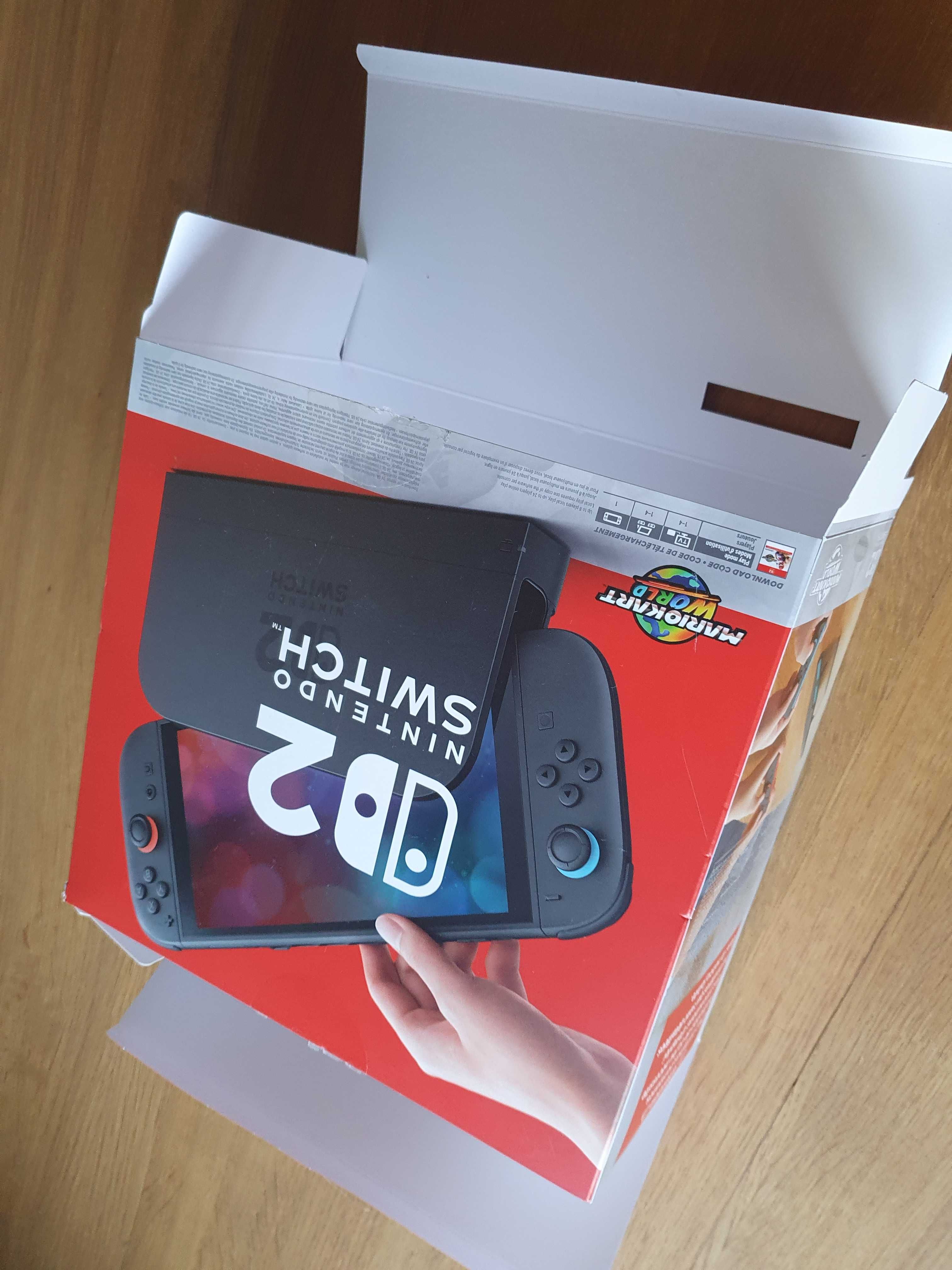 Puste pudełko po Nintendo Switch 2