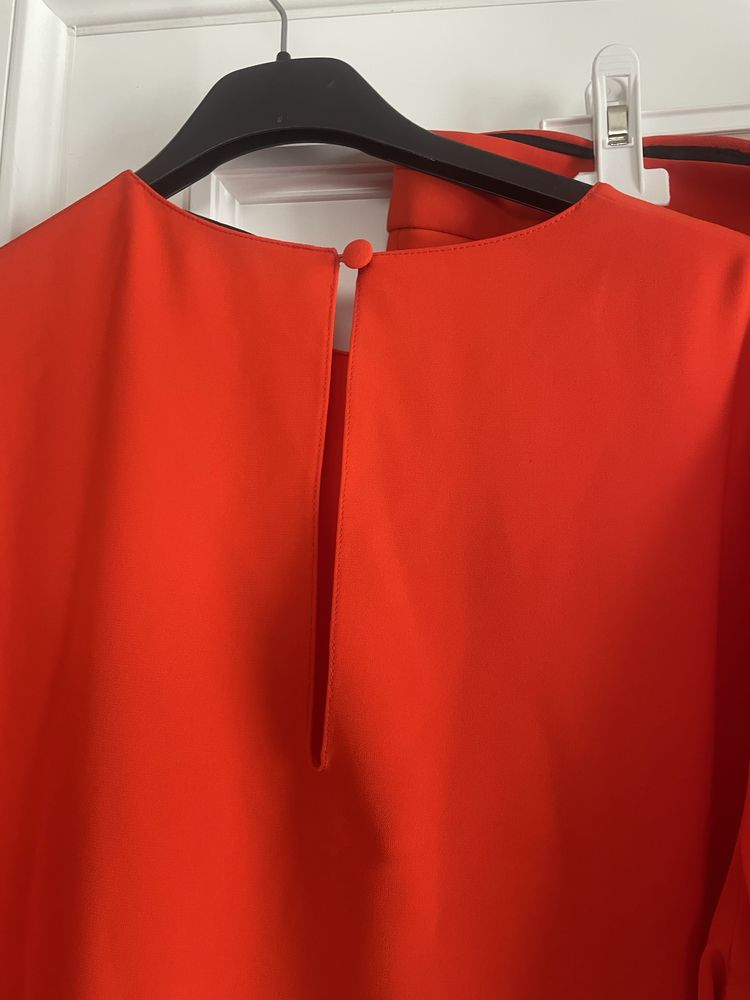Fato laranja da Zara, calca e tunica