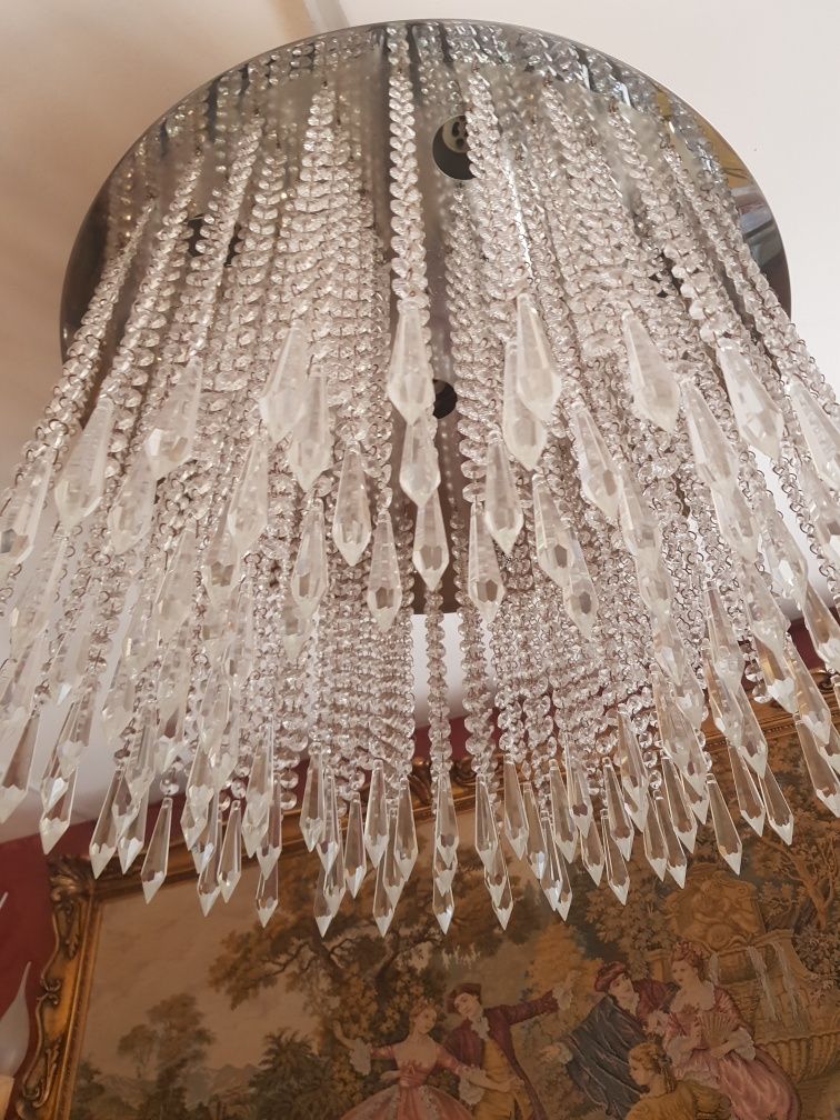 Candeeiro, lustre em cristal
