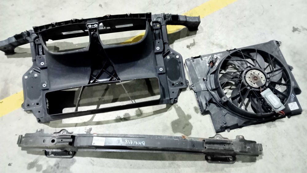 Frente fibra  termoventilador reforço parachoques BMW 1 (E87)