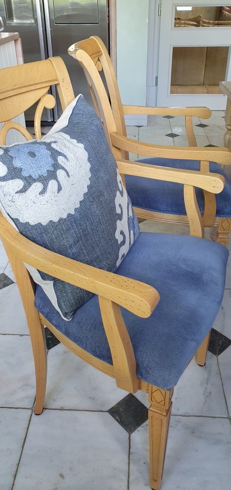 Zestaw mebli kuchennych styl prowansalski, narożnik, stół, 3 krzesła
