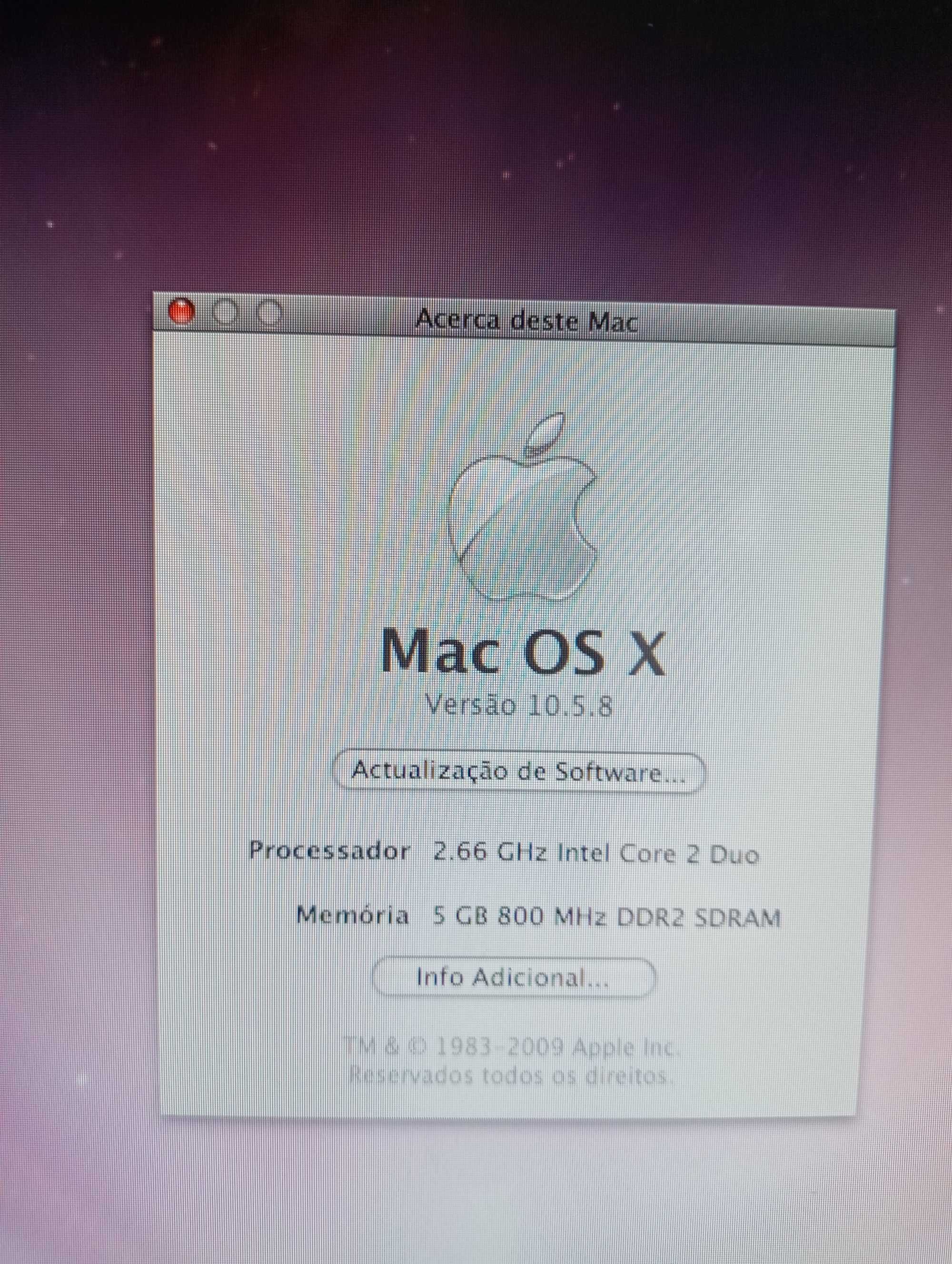 iMac 20" 2008, Disco 500Gb, 5GB RAM