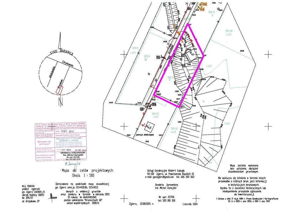 Działka leśna/budowlana Kębliny ul. Grzybowa