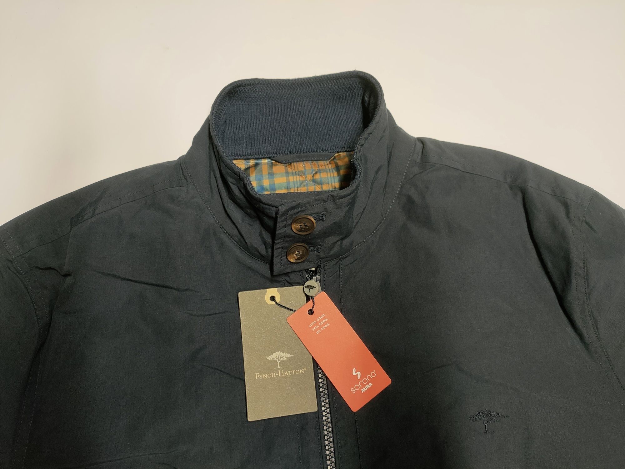 Kurtka Fynch Hatton Basic Padded Blouson bawełniana r. M