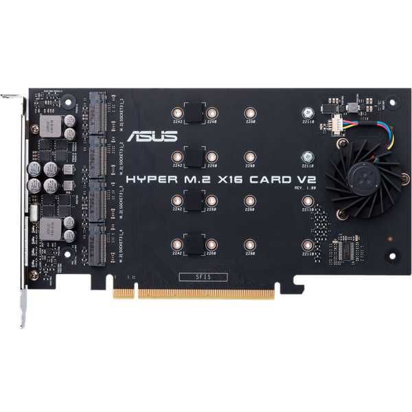 Адаптер Asus HYPER M.2 X16 CARD V2 4x M.2 NVMe to PCIe Adapter