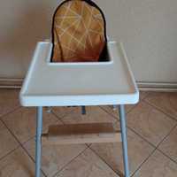 Krzesełko do karmienia Antilop Ikea podnóżek oparcie