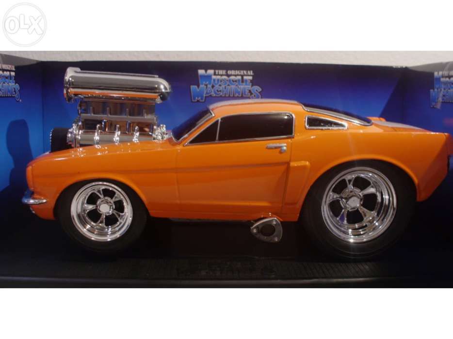 1/18 Mustang 1966 extreme tuning muscle machines - novo