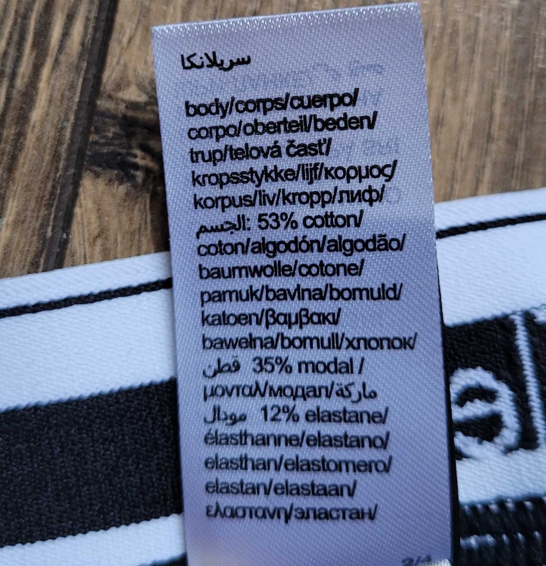 Calvin Klein Modern Thong damskie majtki stringi 3XL czarne logo NOWE