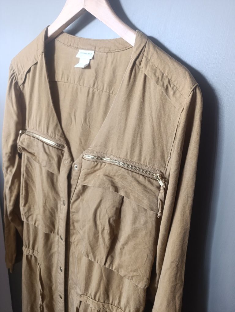 Sukienka lyocell midi plus size