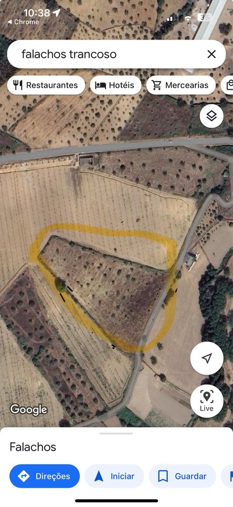Terreno rustico entre Falachos e vale seixo