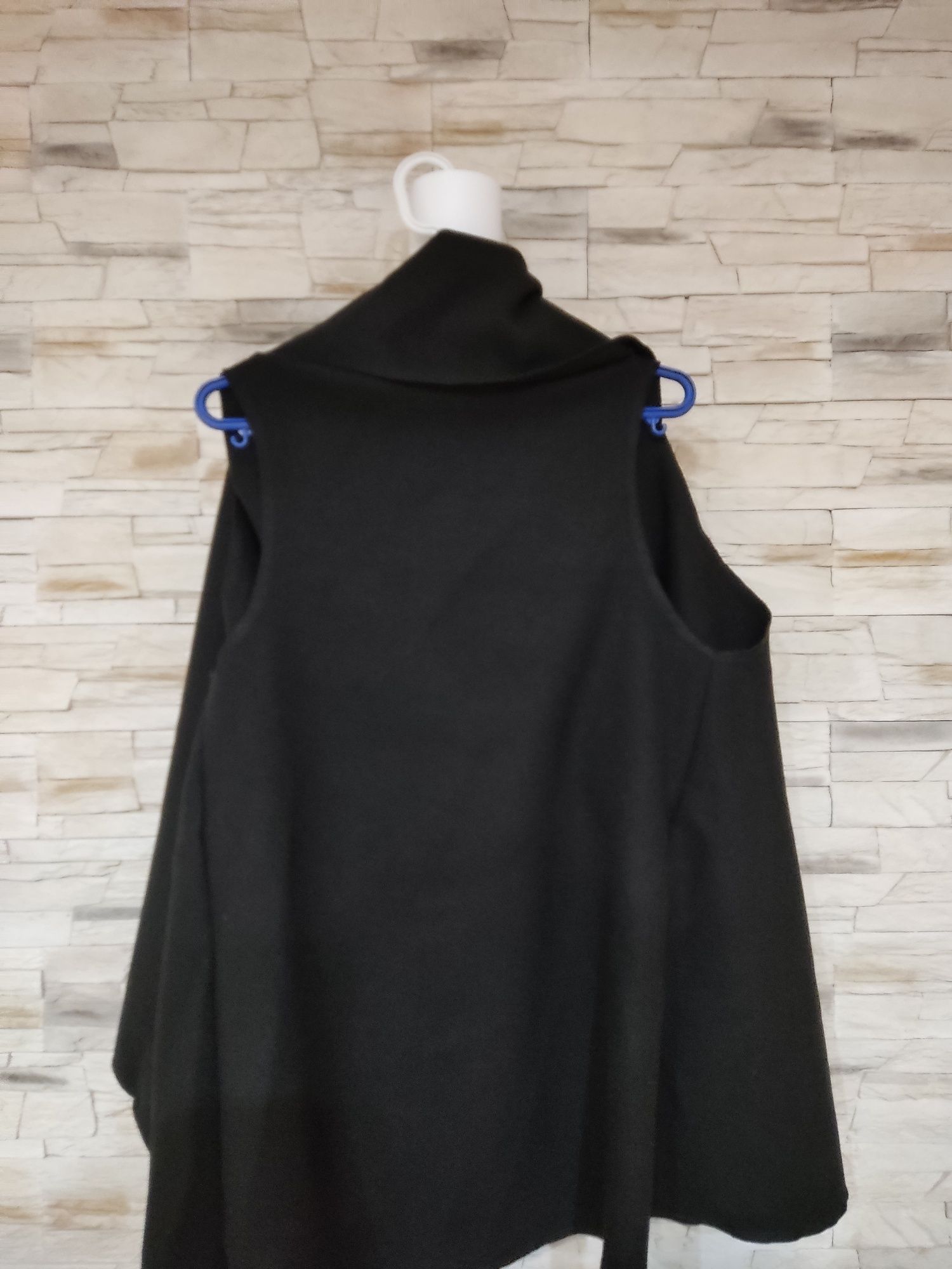 Kamizelka zamszowa oversize czarna