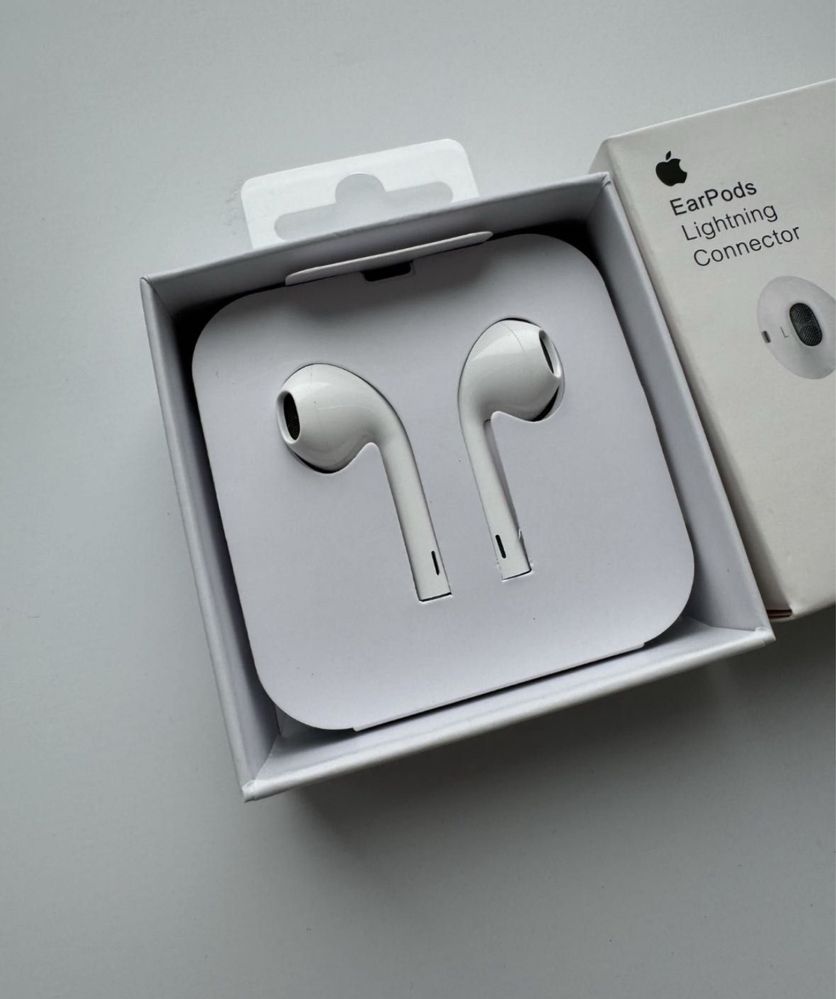 Наушники Earpods lightning iphone Apple провідні навушникі оригінал