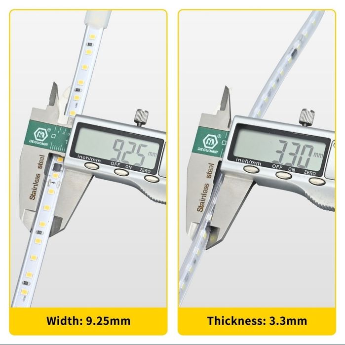 Wodoodporna taśma 3m LED 230V 120 LED/m przełącznik wewnątrz zewnątrz