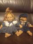 Vendo casal de brinquedos decorativos muito engraçados