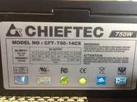Продам модульный блок питания CHIEFTEC 750W CFT-750-14CS