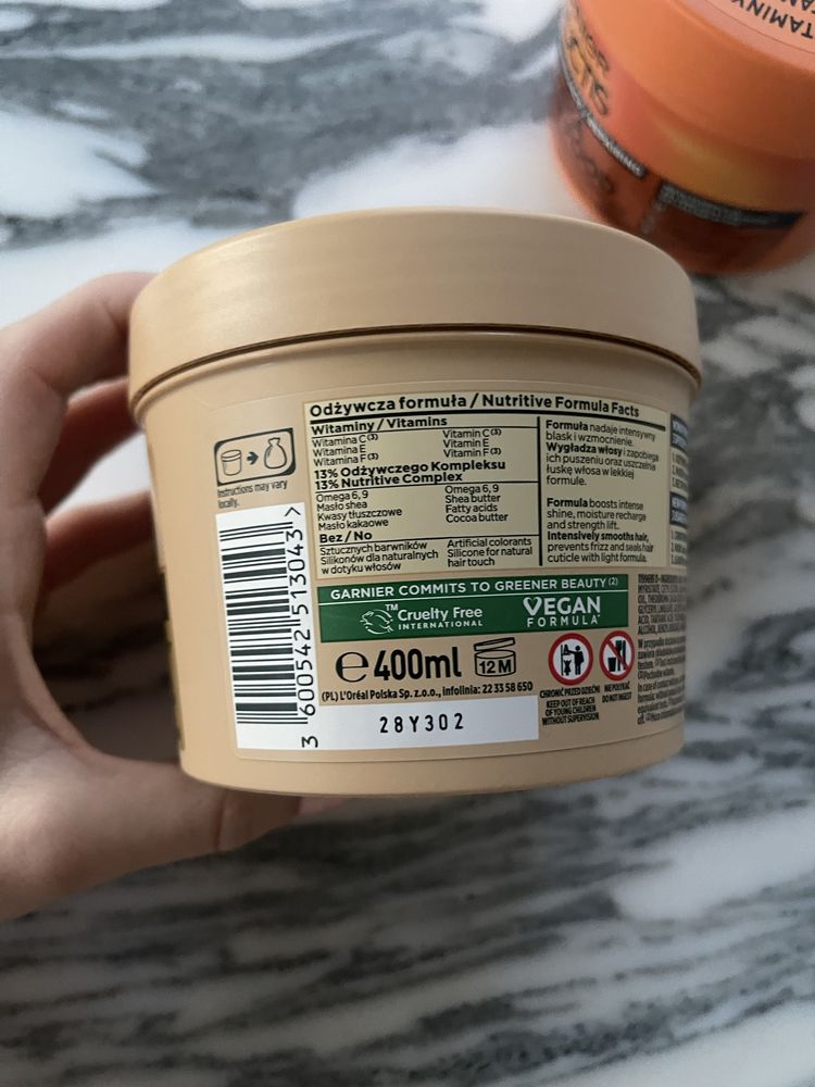 Maska do włosów garnier fructis nowe