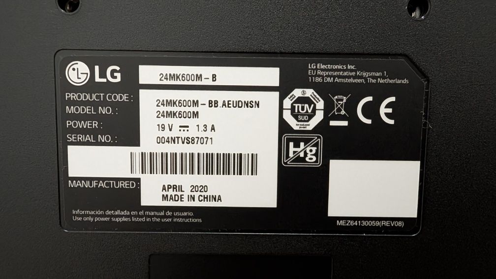 Monitores LG 24MK600M-B e 22MK600M-B
