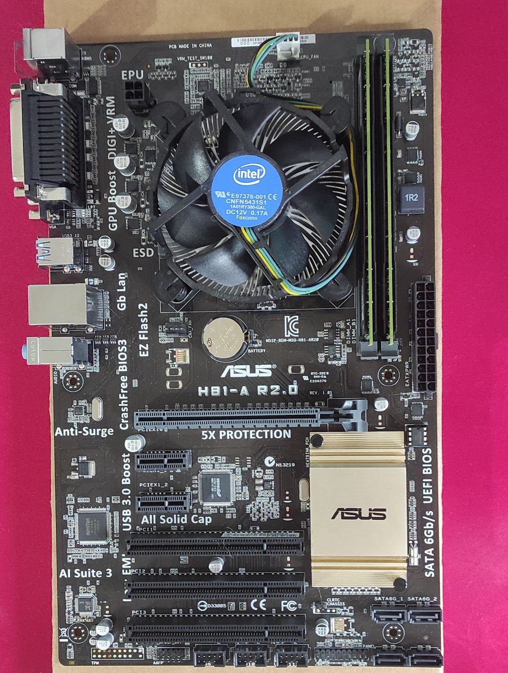 Płyta główna H81-A + i7-4790 + 8Gb RAM