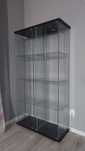 Dwie witryny szklane IKEA DETOLF