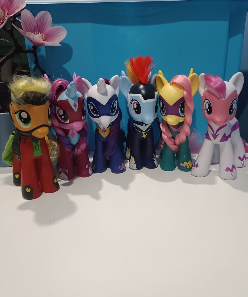 My Little Pony Rainbow Dash Zapp Tonnerre G4 Hasbro brushables unikat