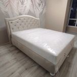 Ліжко "Класік" 1,6*2 з матрацом, Кровать, матрас