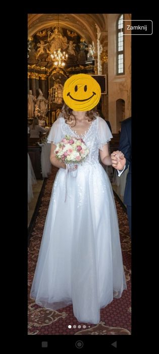 Suknia ślubna biała