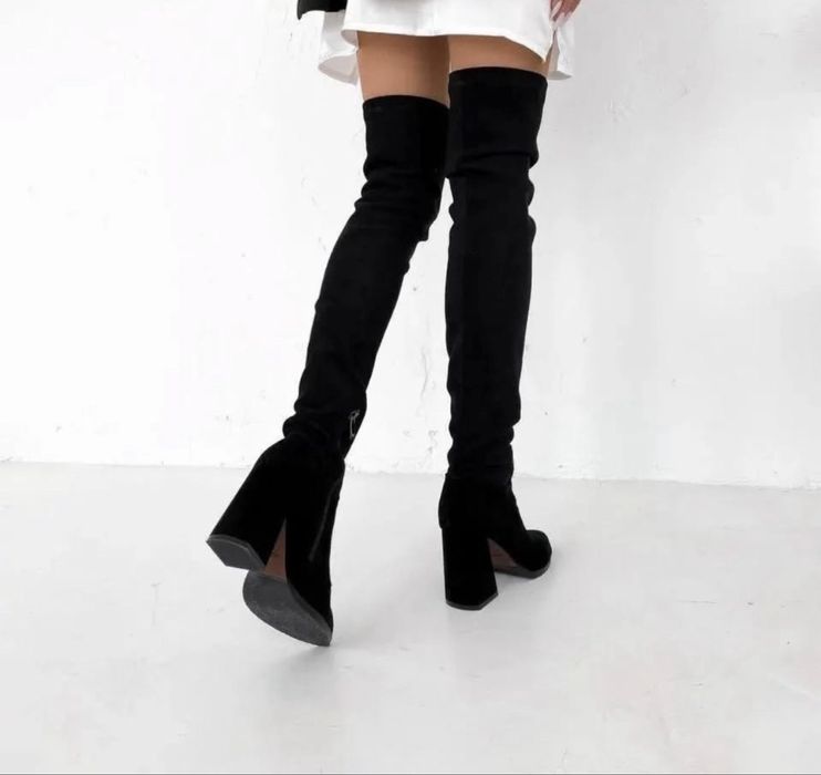 Ботфорти на каблуку