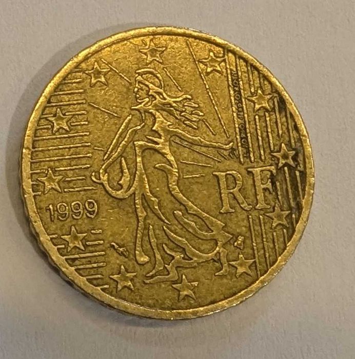Moeda 50 cêntimos - 1999 (RF)
